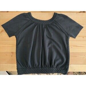 Cabi Tightrope Women's Top #6663 Navy Knit Size M, Spring 2025 Collection